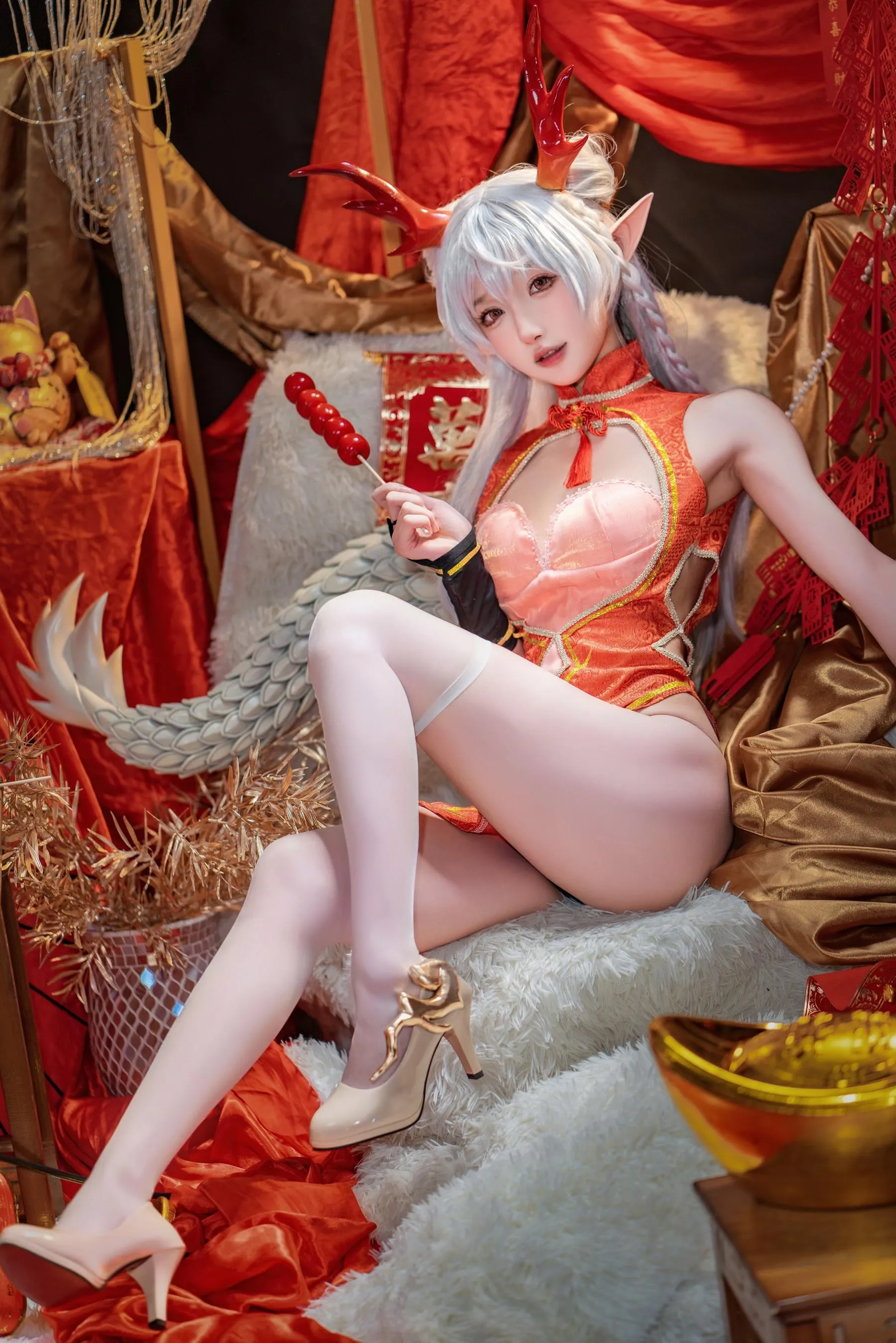 阿包也是兔娘 – NO.82 新春贺图 龙妹-图片 [45P]插图